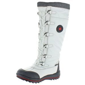 Cougar Canuck Women's Tall Nylon Waterproof Snow Boots Duck Toe NWT